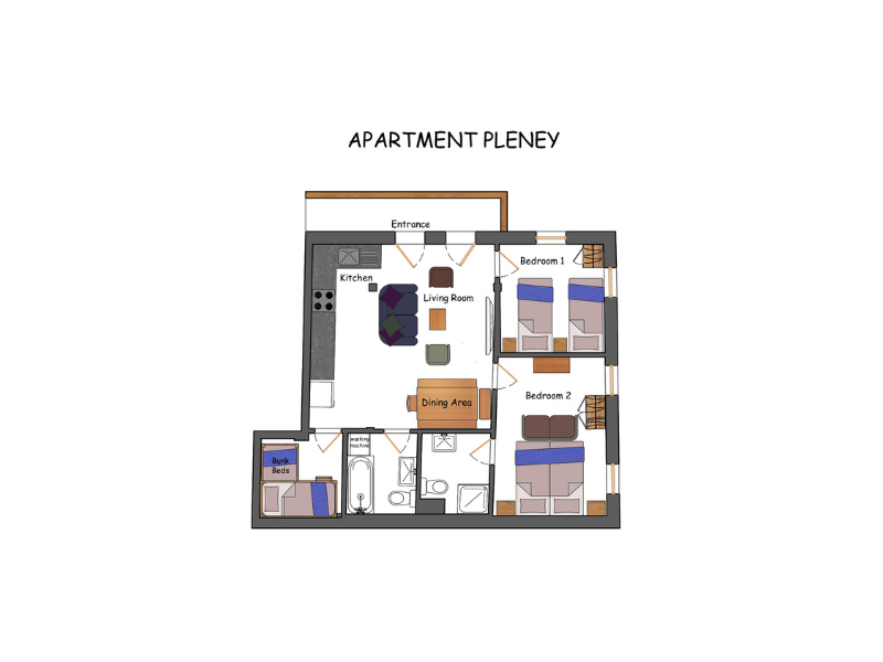 Apartment Pleney Floorplan