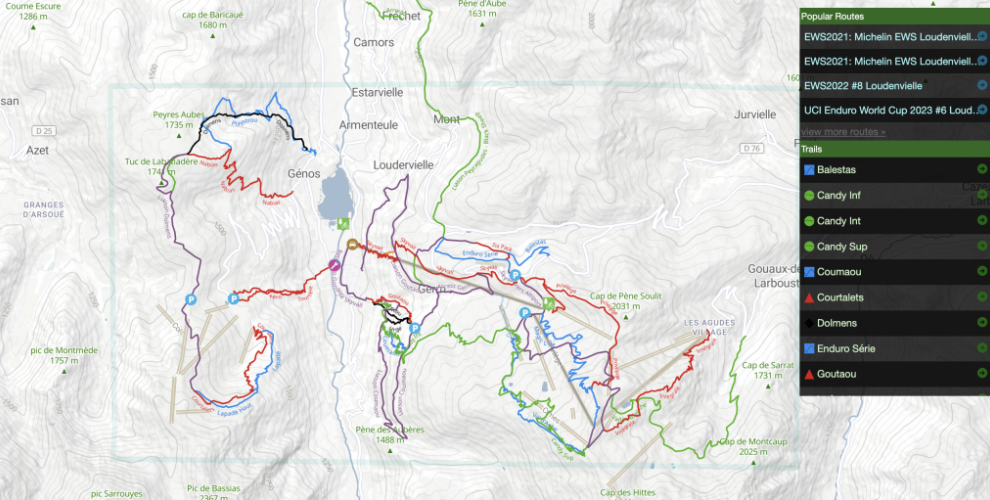 The official bike park Loudenvielle