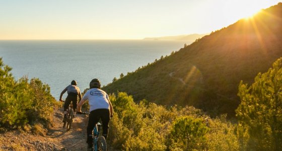 Mountain to the sea to finish the epic Trans Liguria tour in Finale