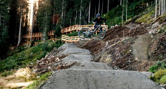 Tabletops in Schladming bike park - MTB Beds