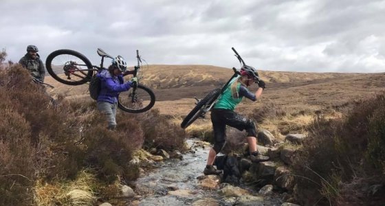 Scotland mountain biking adventure