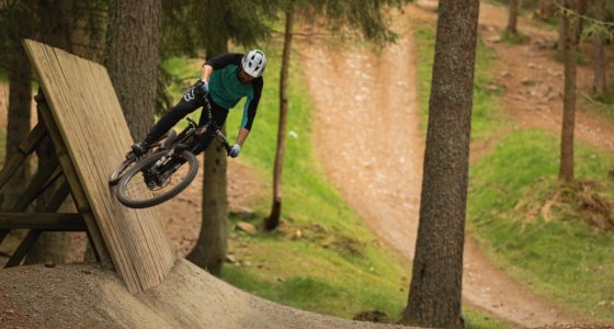 glentress bike park wall ride