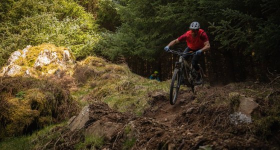 e bike singletrack in scotland