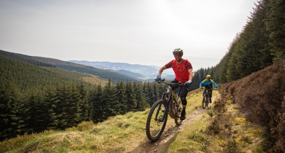 e bike at glentress 