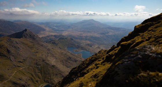 Stunning view of snowdon