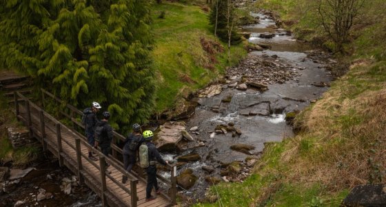 brecon beacons mountain bike riders