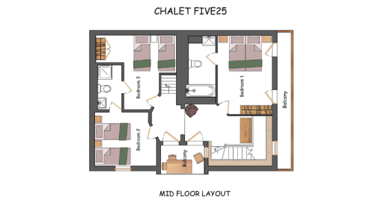 Chalet Five25 Floorplan