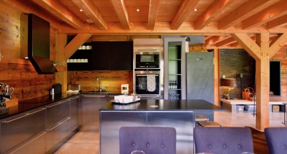 alpine luxury summer chalet